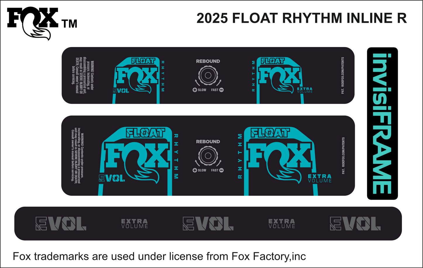 Fox Float Rhythm inline R 2025 decals