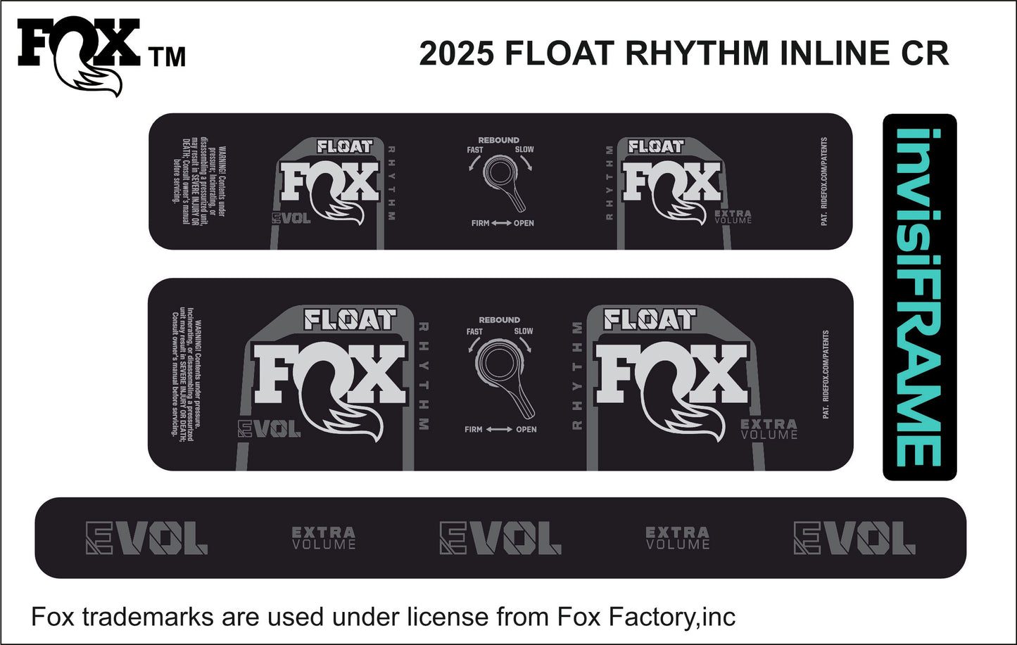 Fox Float Rhythm inline CR 2025 decals