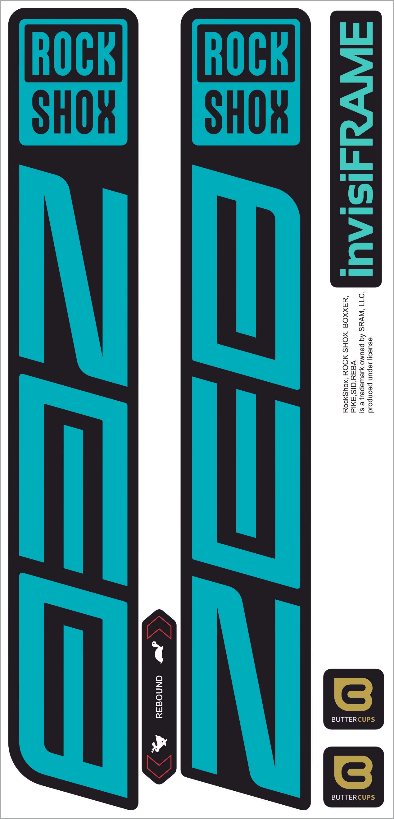 Rock Shox ZEB R 2027 Decals