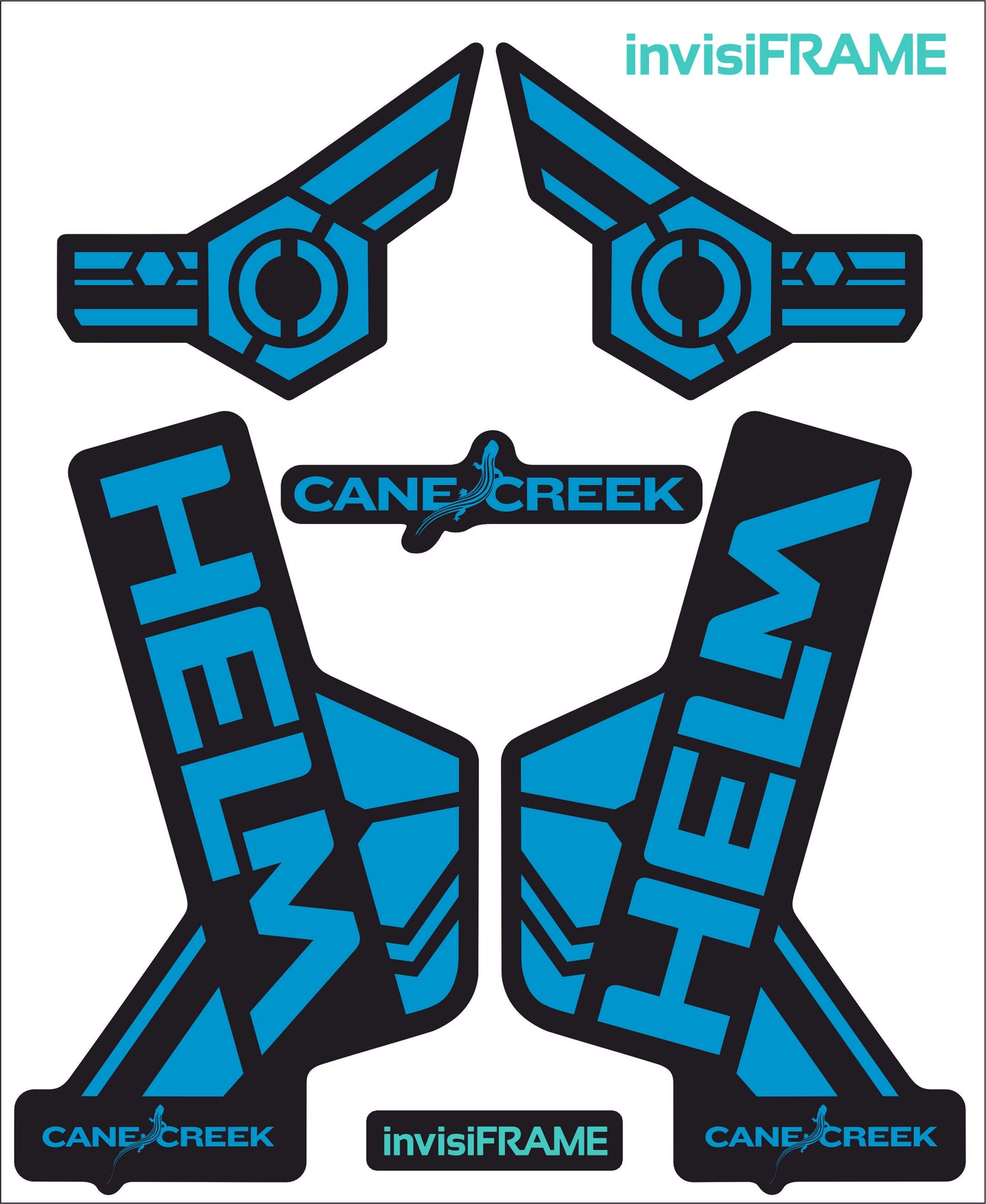 Cane Creek Helm Fork Decals 2018-2019-2020