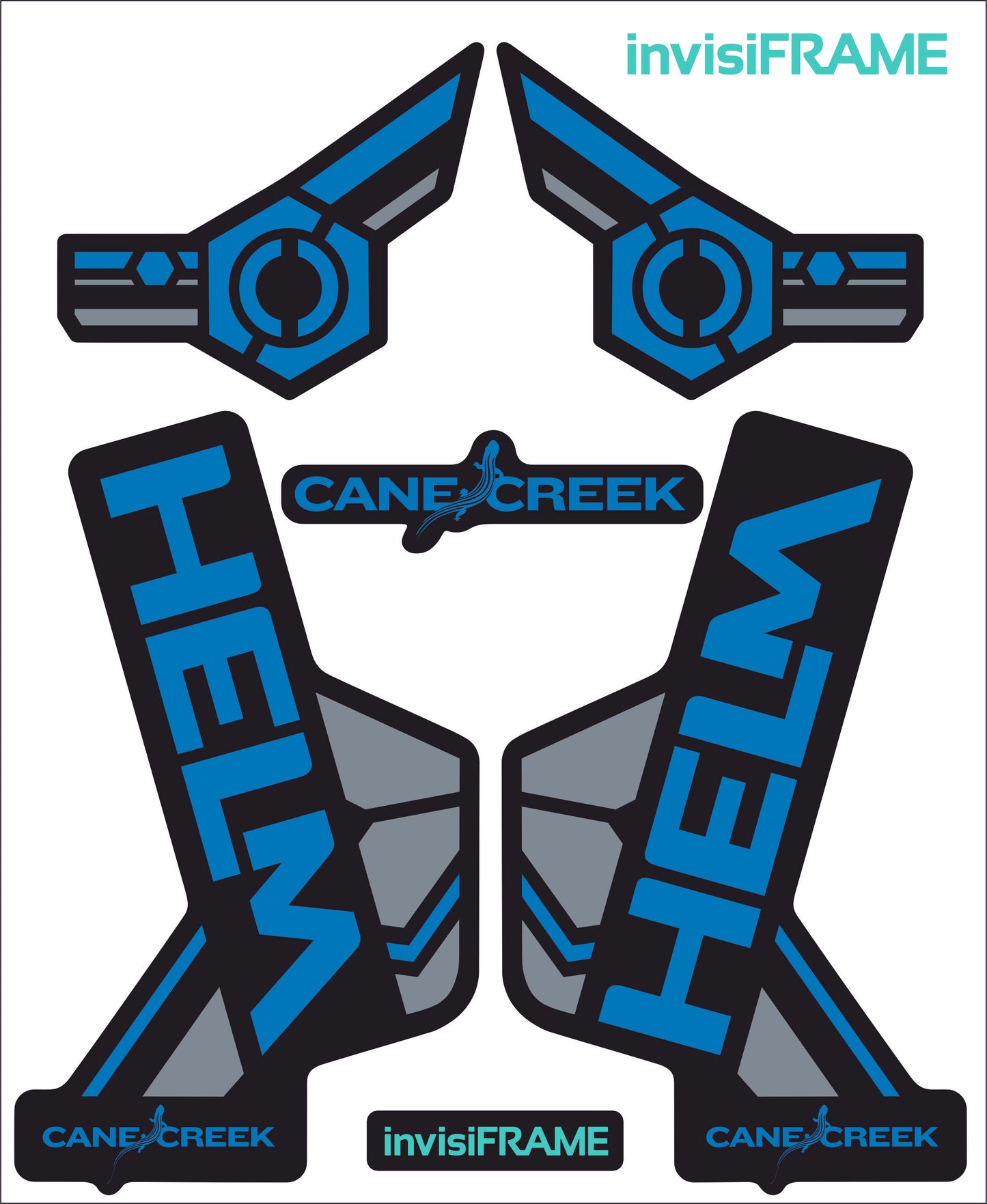 Cane Creek Helm Fork Decals 2018-2019-2020