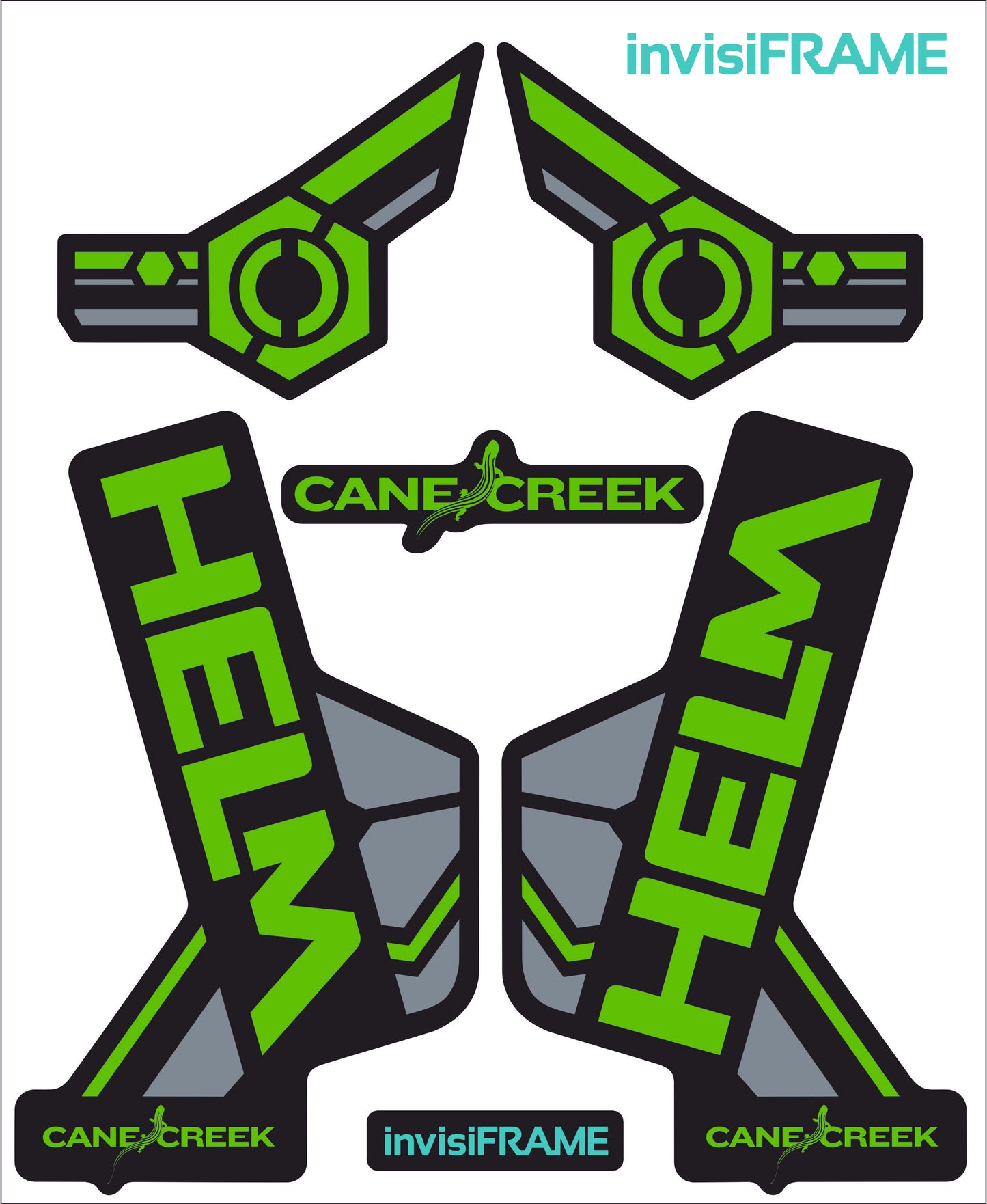 Cane Creek Helm Fork Decals 2018-2019-2020
