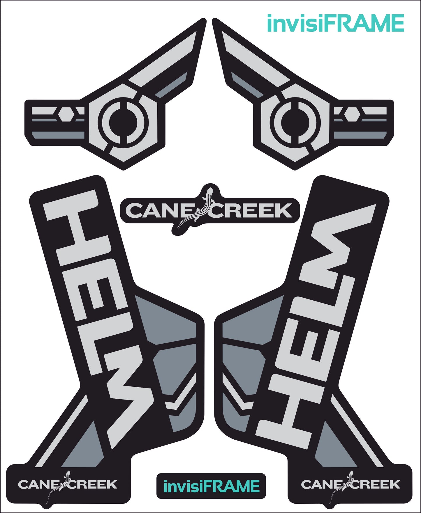 Cane Creek Helm Fork Decals 2018-2019-2020