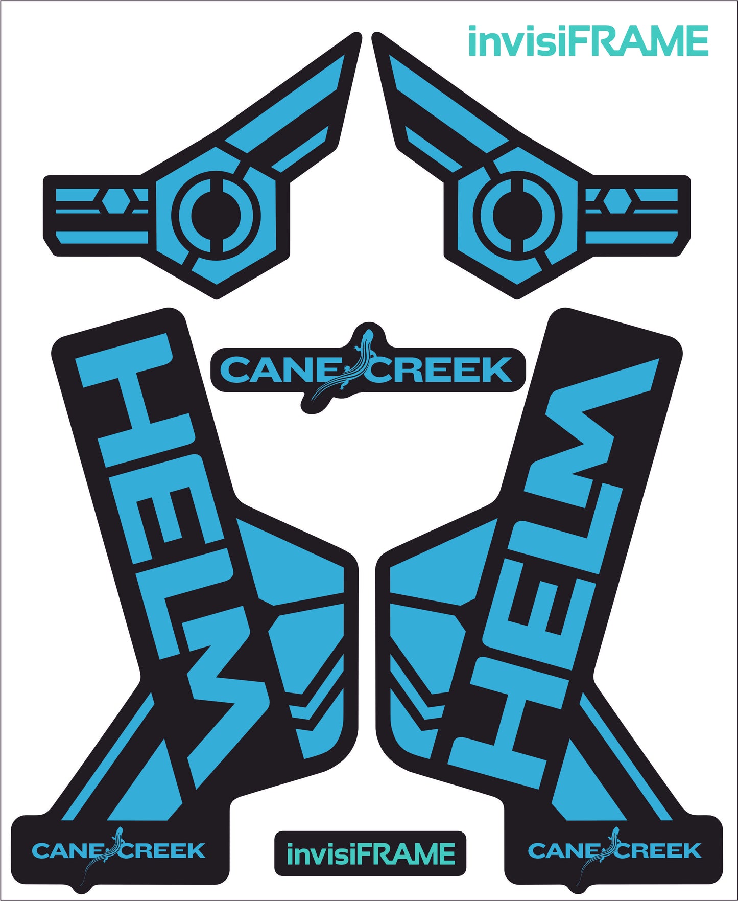 Cane Creek Helm Fork Decals 2018-2019-2020