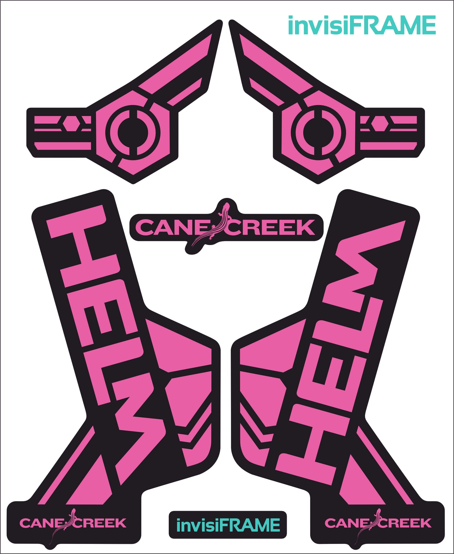 Cane Creek Helm Fork Decals 2018-2019-2020