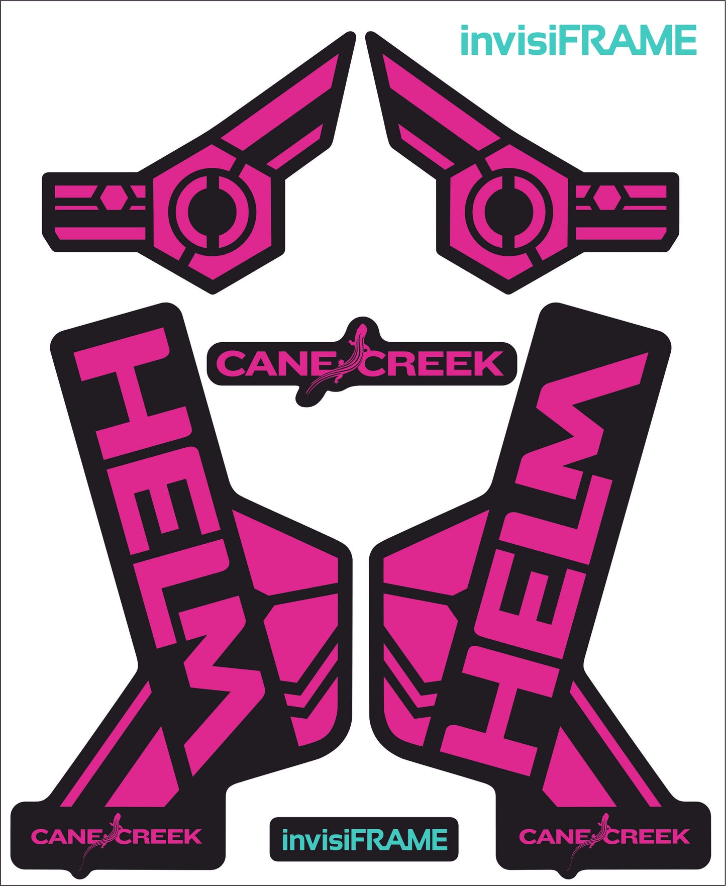 Cane Creek Helm Fork Decals 2018-2019-2020
