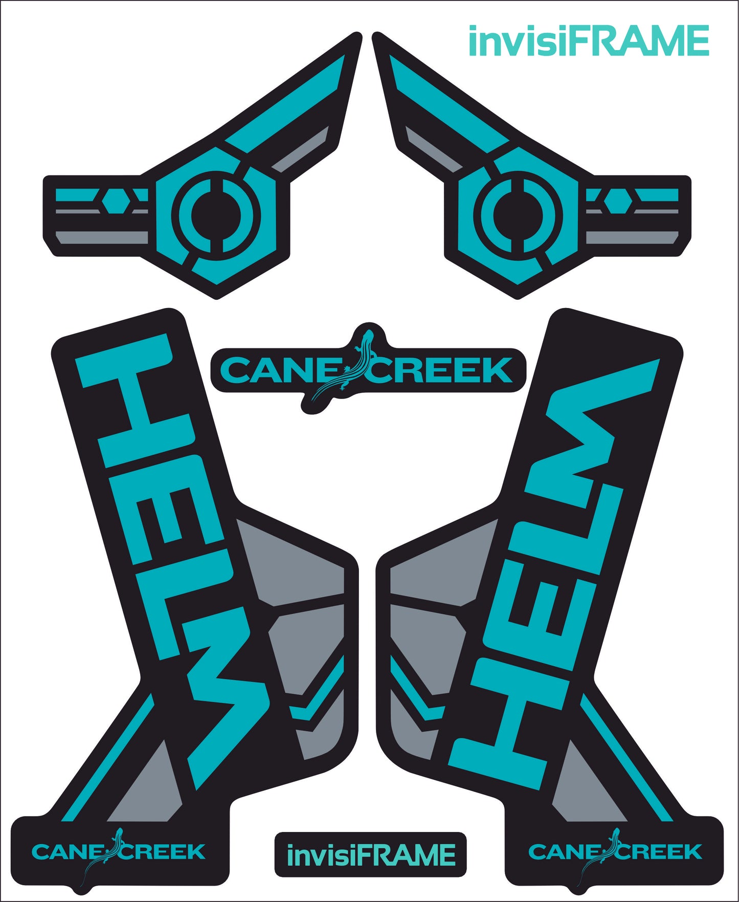 Cane Creek Helm Fork Decals 2018-2019-2020