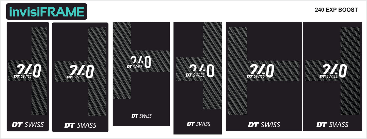 DT Swiss 240 EXP Boost Hub Decals