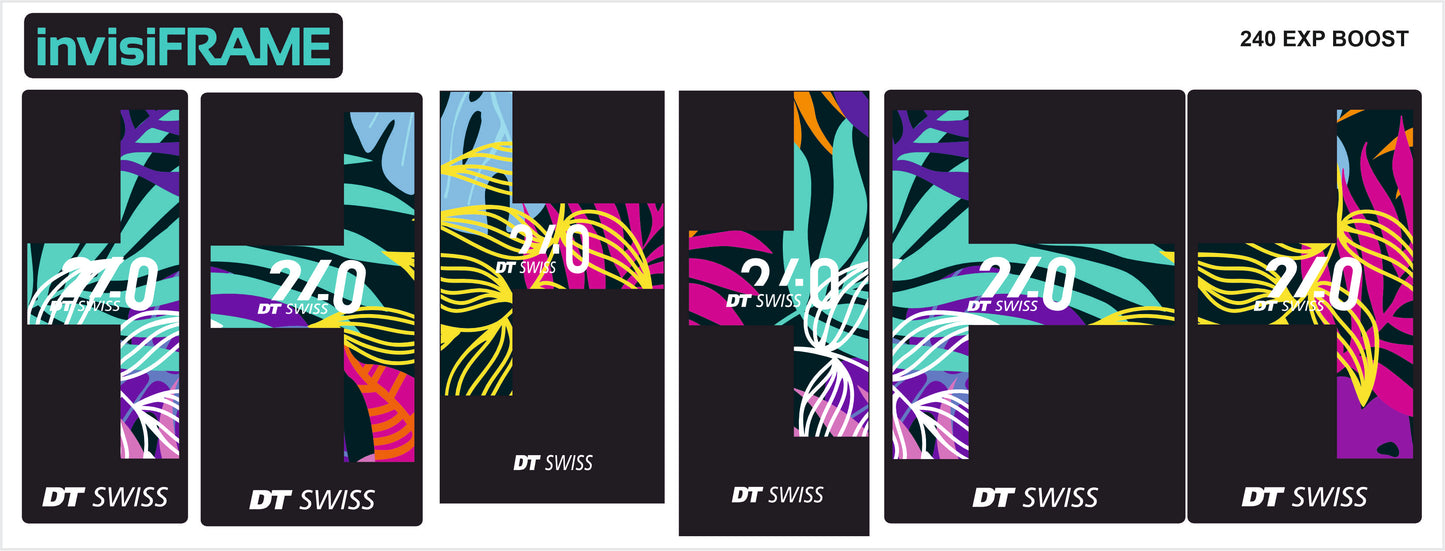 DT Swiss 240 EXP Boost Hub Decals