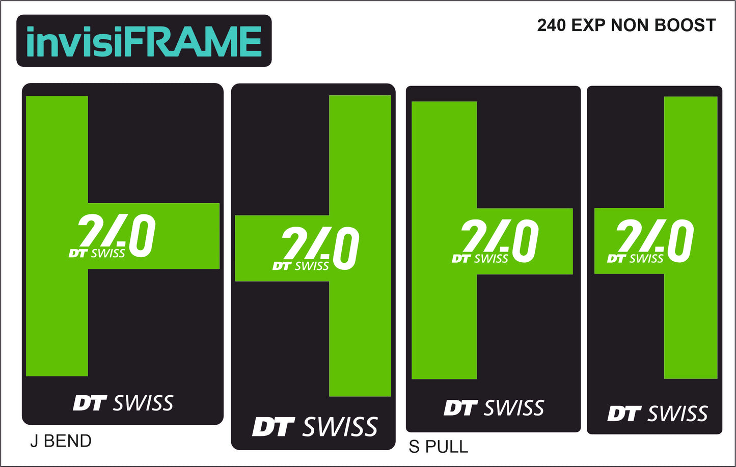 DT Swiss 240 EXP Non Boost Hub Decals