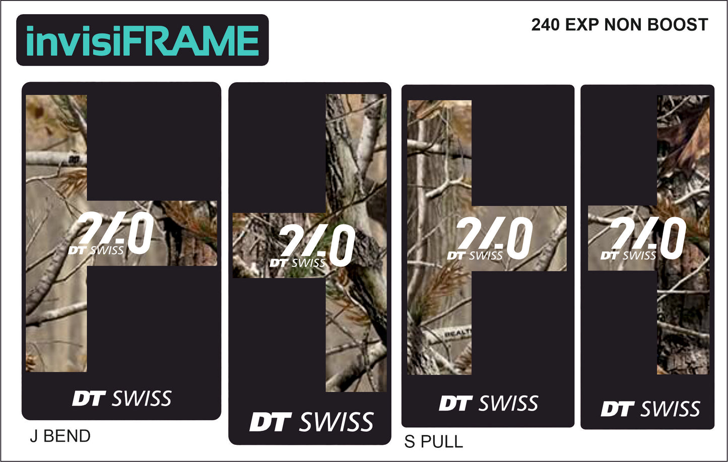 DT Swiss 240 EXP Non Boost Hub Decals