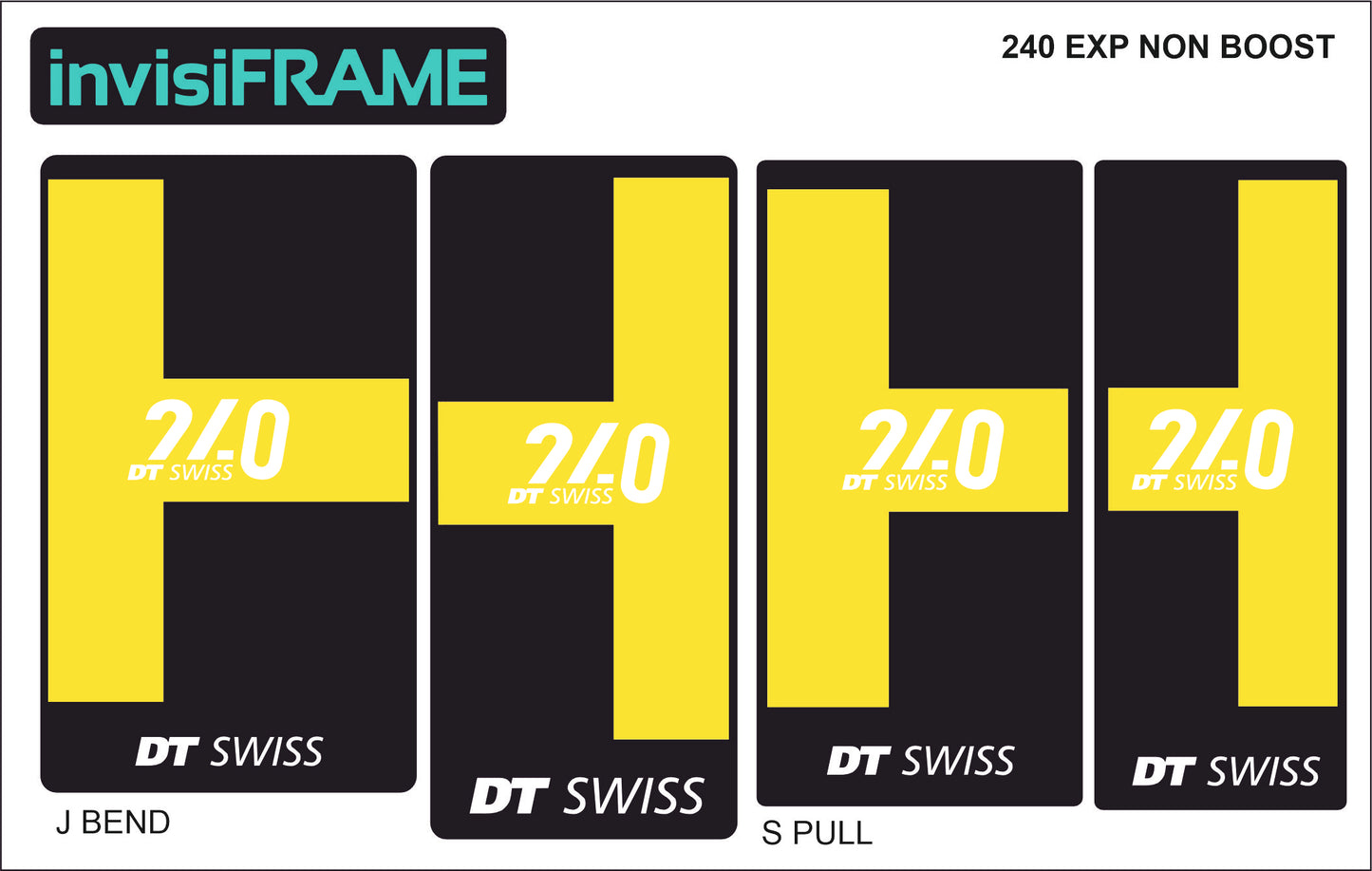 DT Swiss 240 EXP Non Boost Hub Decals