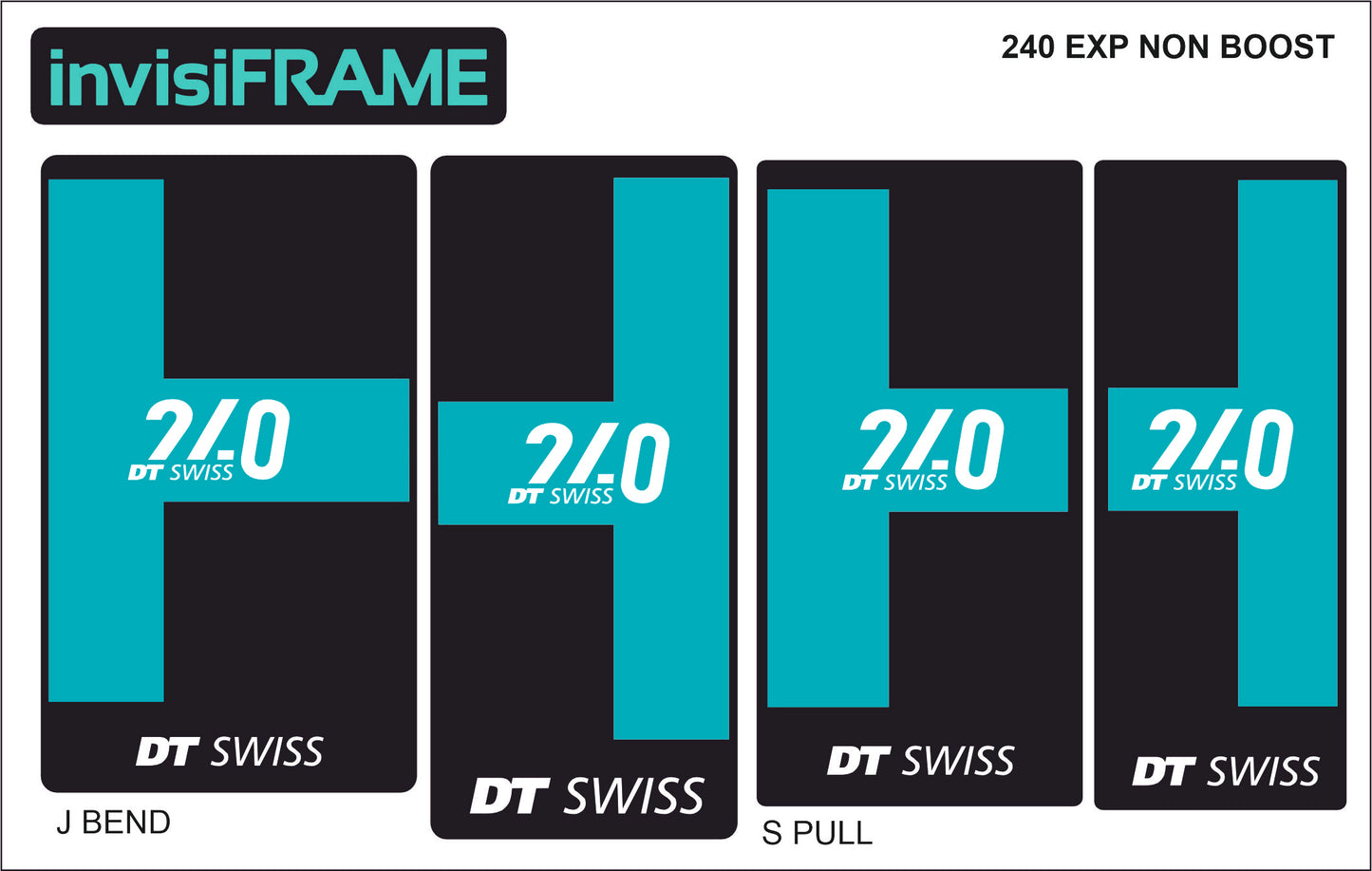 DT Swiss 240 EXP Non Boost Hub Decals