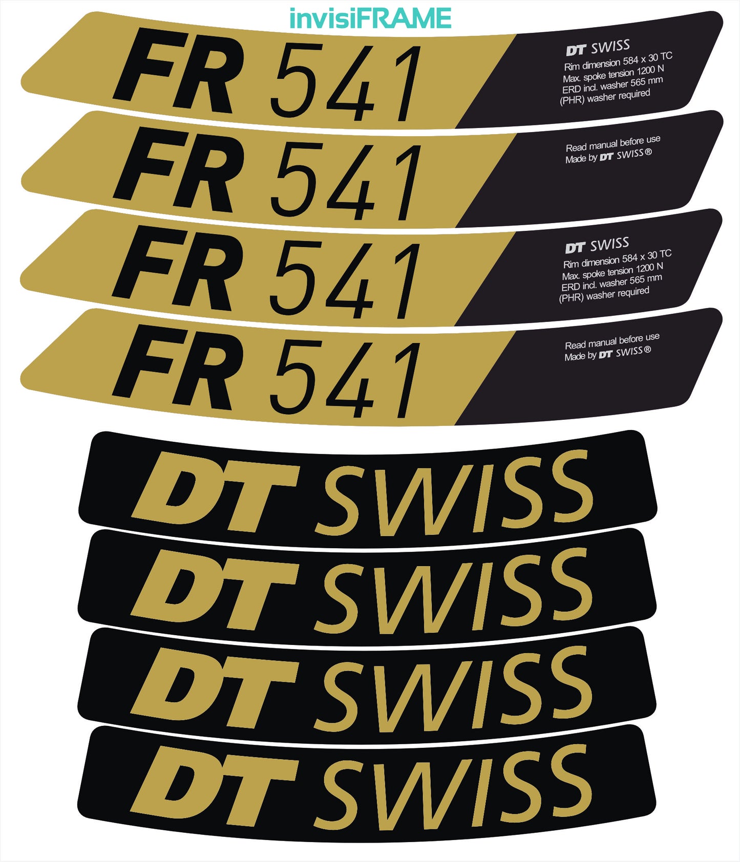 DT Swiss FR541 DECALS