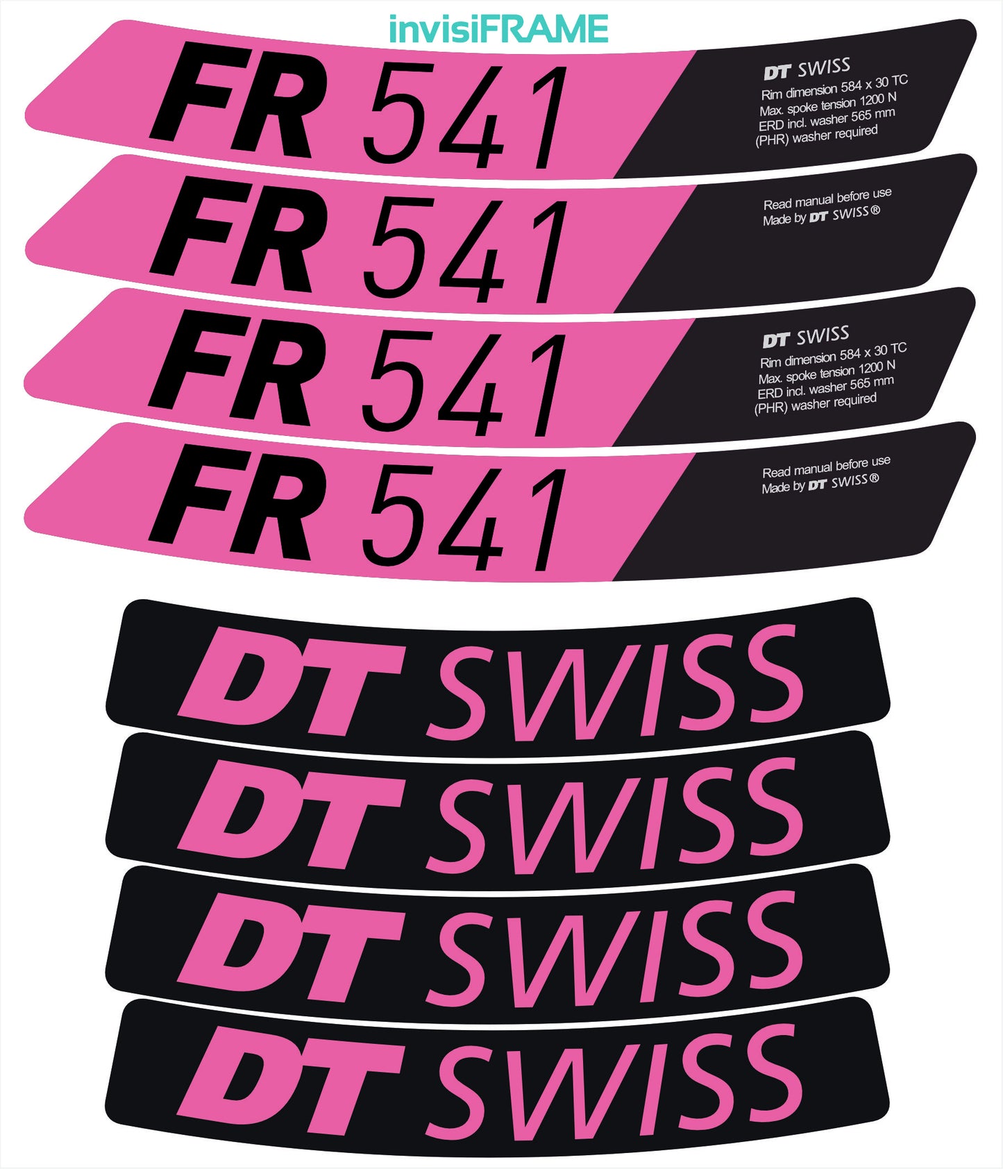 DT Swiss FR541 DECALS
