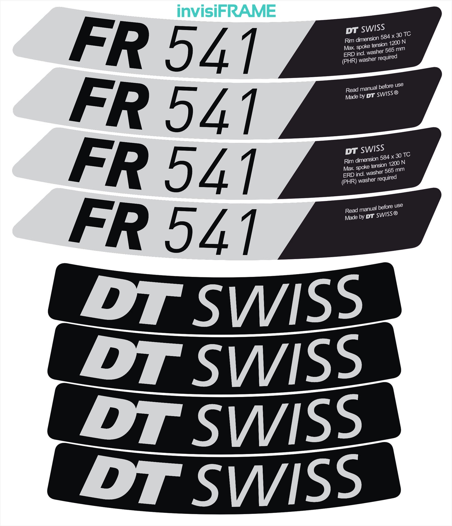 DT Swiss FR541 DECALS
