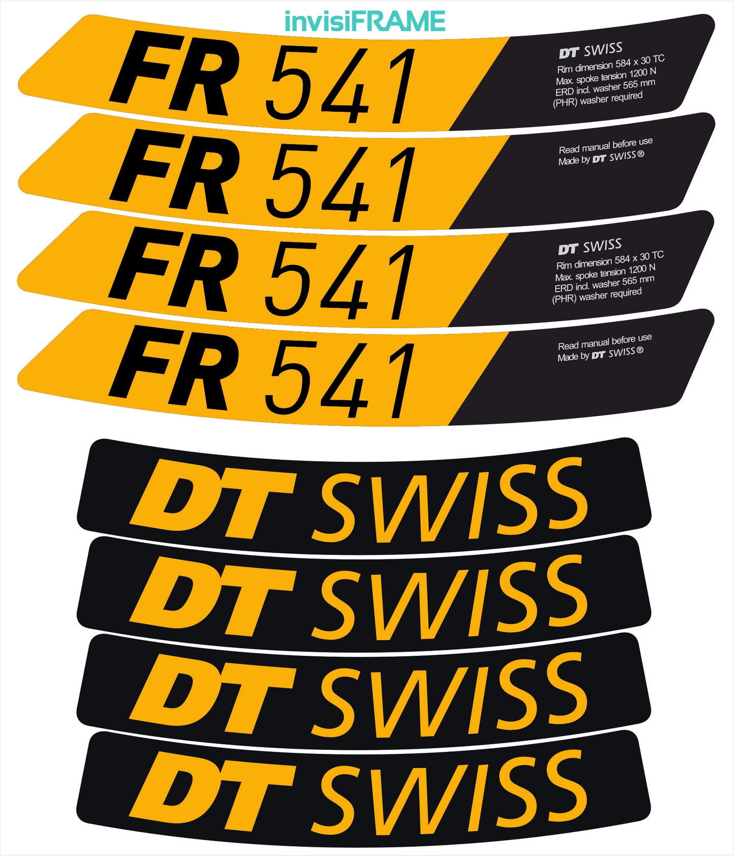 DT Swiss FR541 DECALS