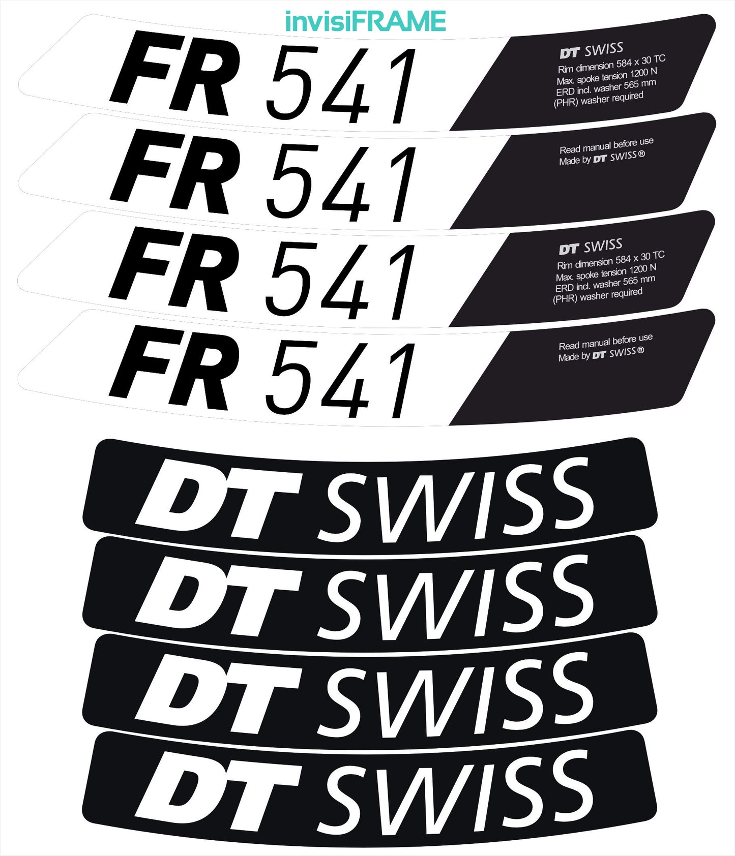 DT Swiss FR541 DECALS