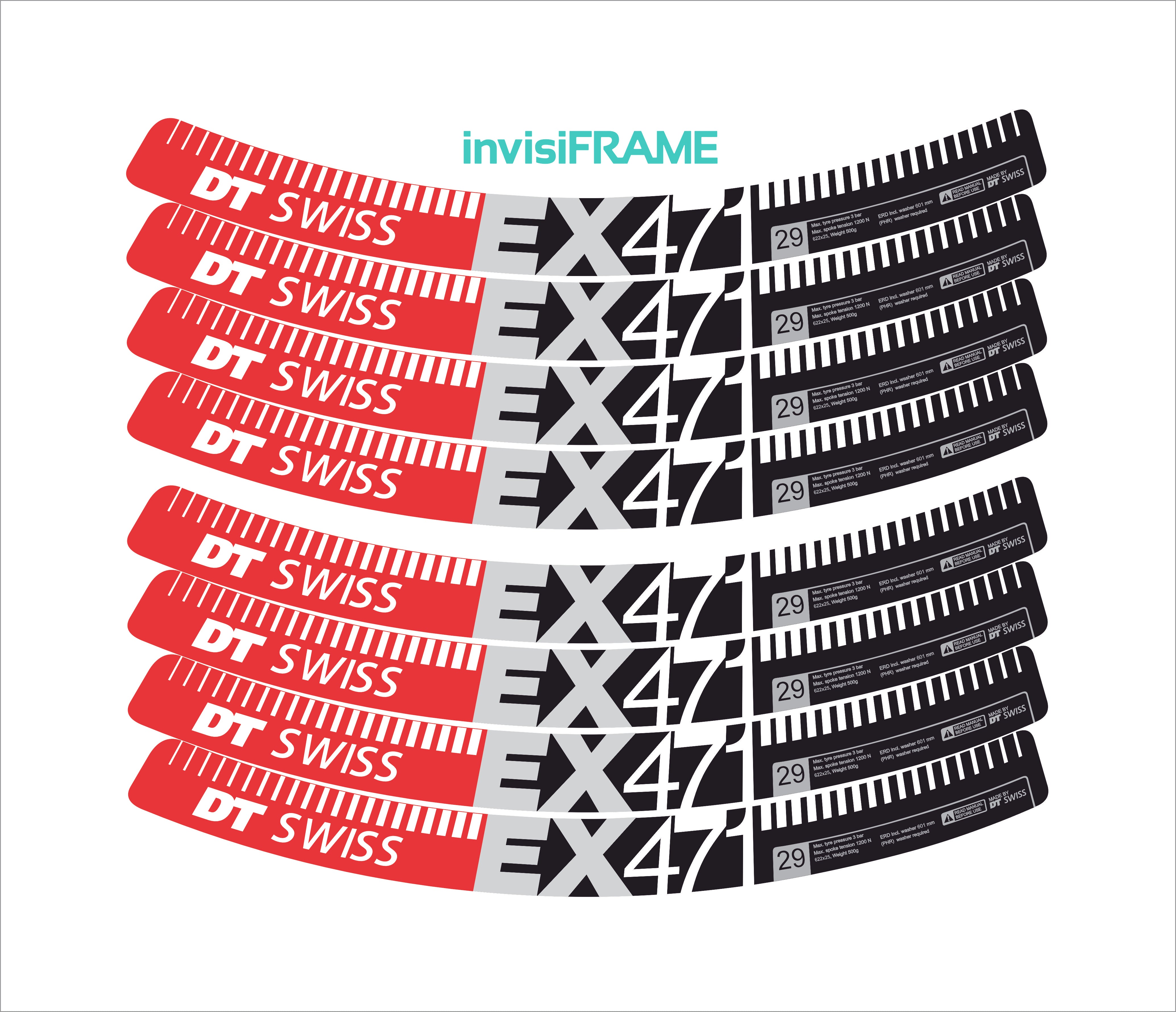 DT Swiss XM471 (8 Decals) | invisiFRAME Custom Decals – invisiframe