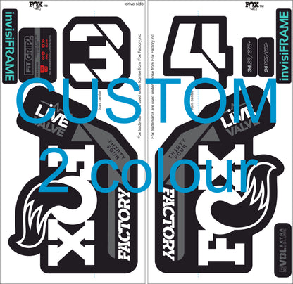 Fox 34 Factory LIVE VALVE 2021 Decals