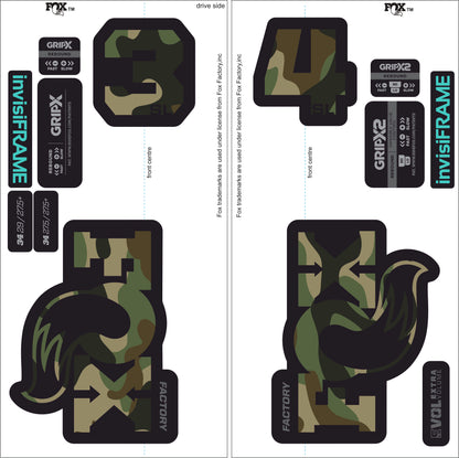 Fox 34 SL Factory 2026 DECALS