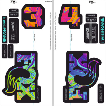 Fox 34 SL Factory 2026 DECALS