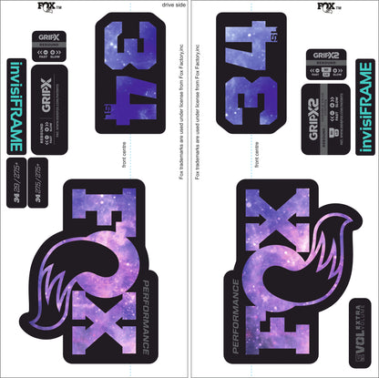 Fox 34 SL Performance 2026 DECALS