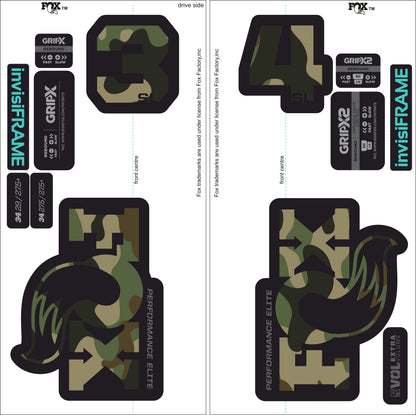 Fox 34 SL Performance Elite 2026 DECALS
