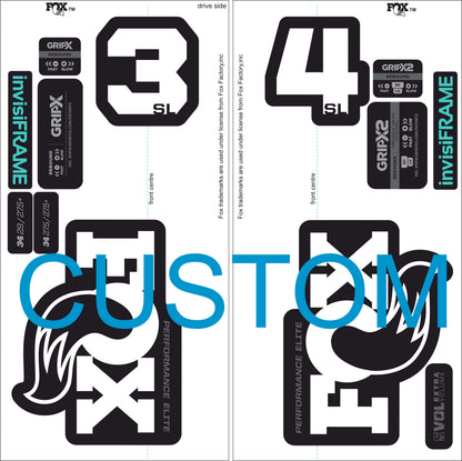 Fox 34 SL Performance Elite 2026 DECALS