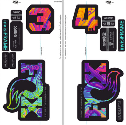 Fox 34 SL Performance Elite 2026 DECALS