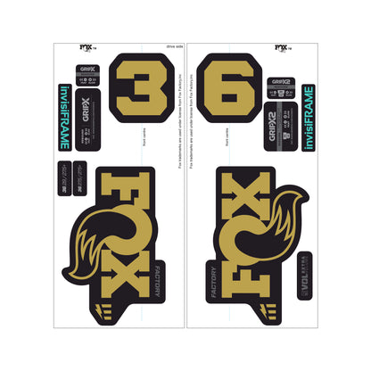 Fox 36 Factory E Bike 2025 decals