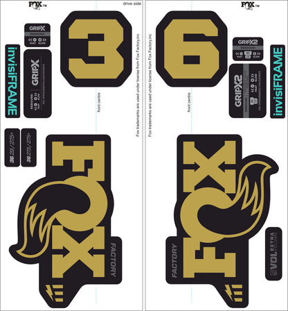 Fox 36 Factory E Bike 2025 decals