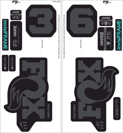 Fox 36 Factory E Bike 2025 decals