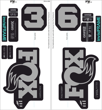 Fox 36 Factory E Bike 2025 decals