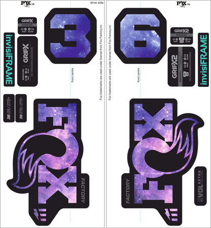 Fox 36 Factory E Bike 2025 decals