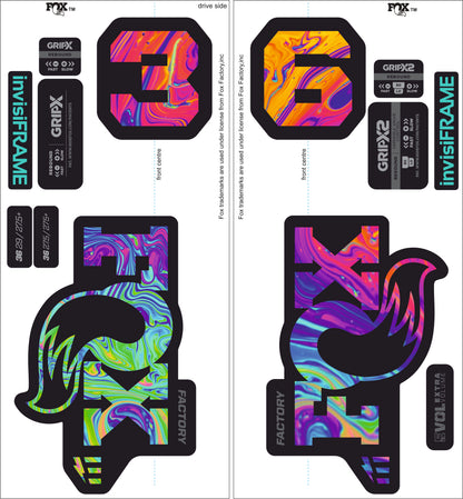 Fox 36 Factory E Bike 2025 decals