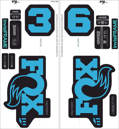 Fox 36 Factory E Bike 2025 decals