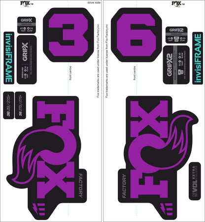 Fox 36 Factory E Bike 2025 decals