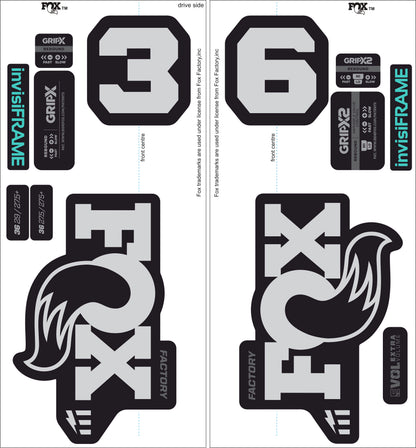 Fox 36 Factory E Bike 2025 decals