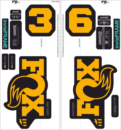 Fox 36 Factory E Bike 2025 decals