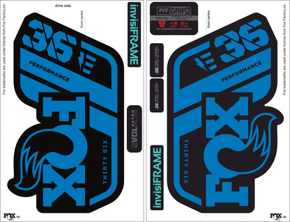 Fox 36 performance 2021 E Bike Decals