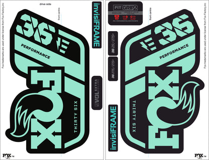 Fox 36 performance 2021 E Bike Decals