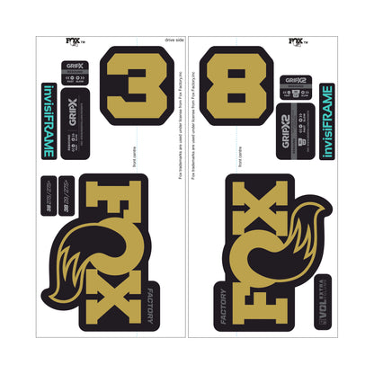 Fox 38 Factory 2026 Decals