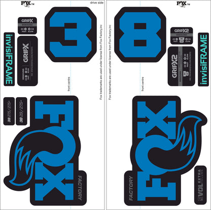 Fox 38 Factory 2026 Decals