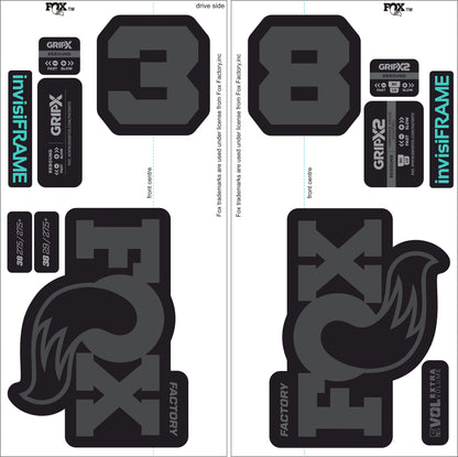 Fox 38 Factory 2026 Decals