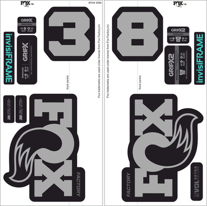 Fox 38 Factory 2026 Decals