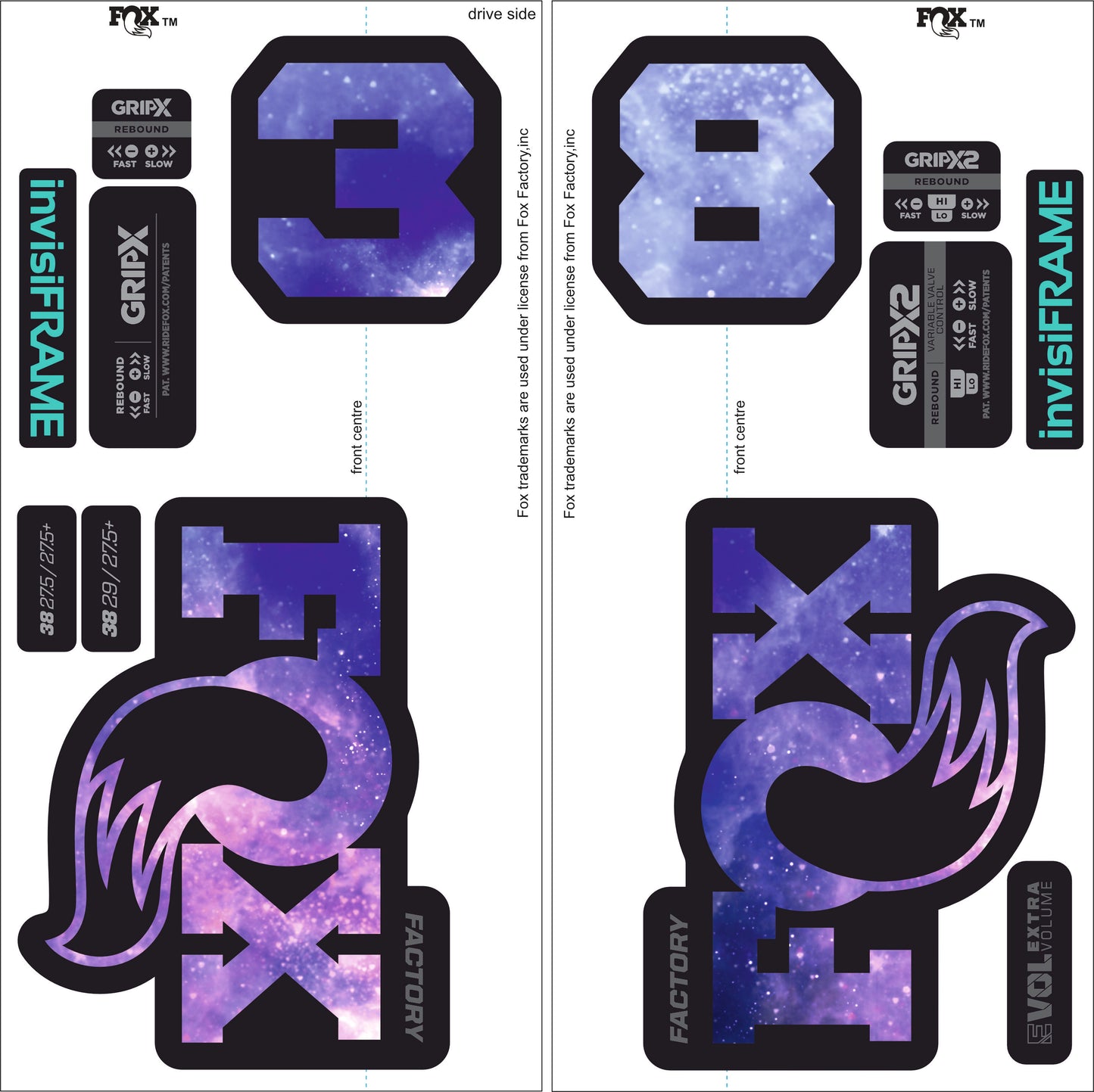 Fox 38 Factory 2026 Decals