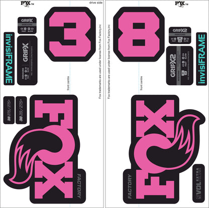 Fox 38 Factory 2026 Decals