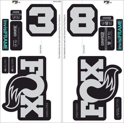 Fox 38 Factory 2026 Decals