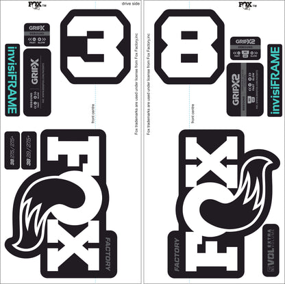 Fox 38 Factory 2026 Decals